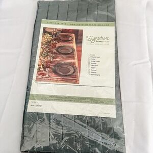 New Signature Homestyles‎ Table Runner LN297RN Teale & Brown 53x16